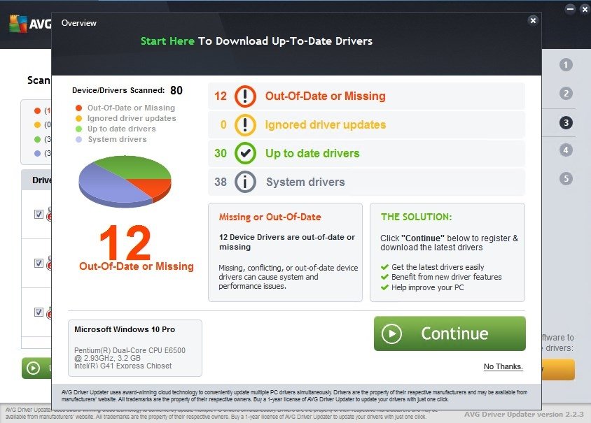 AVG Driver Updater 2.4.0 - PC用ダウンロード無料