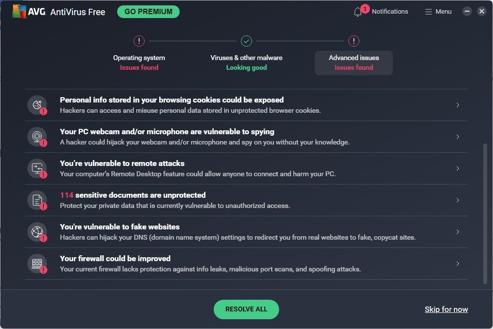 AVG Antivirus per 3 PC