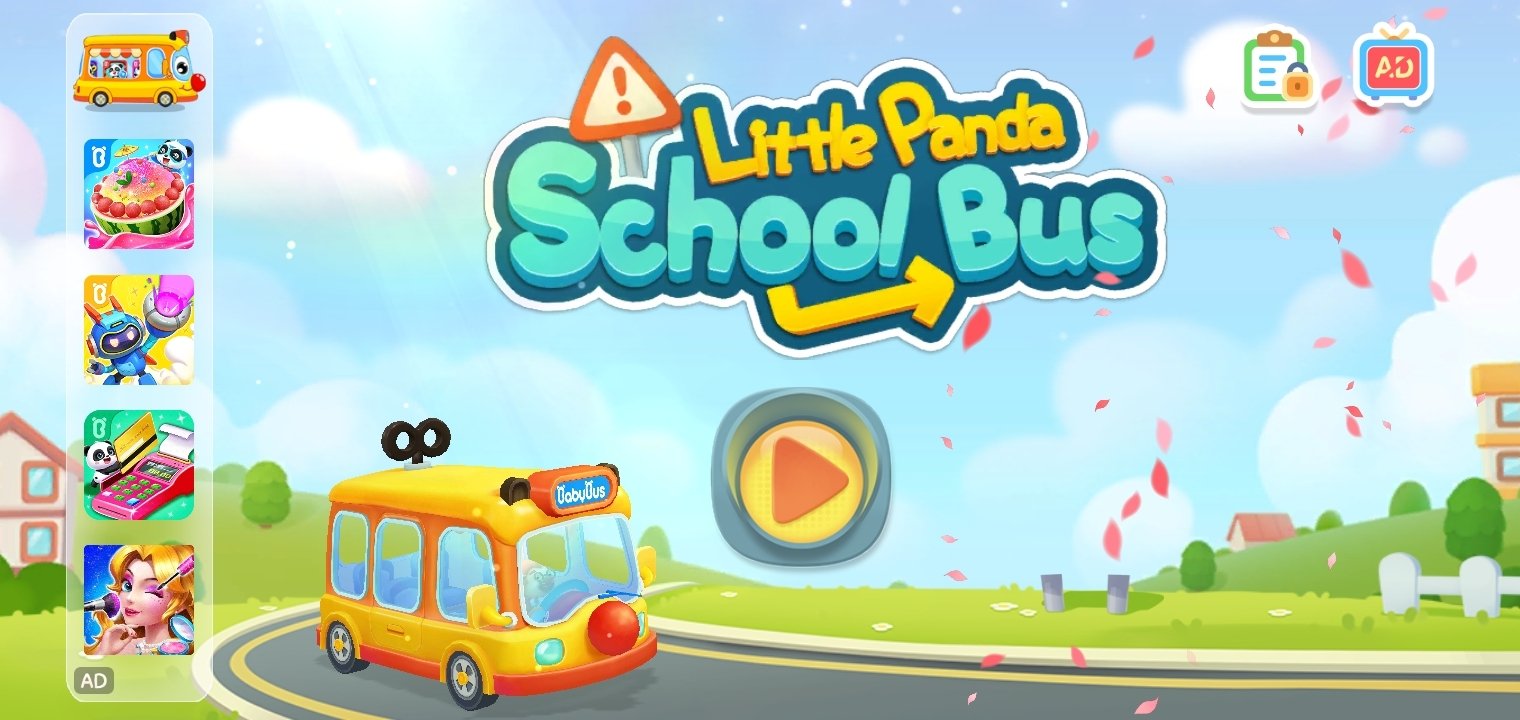 Crianças simulação volante carro dirigindo ônibus escolar