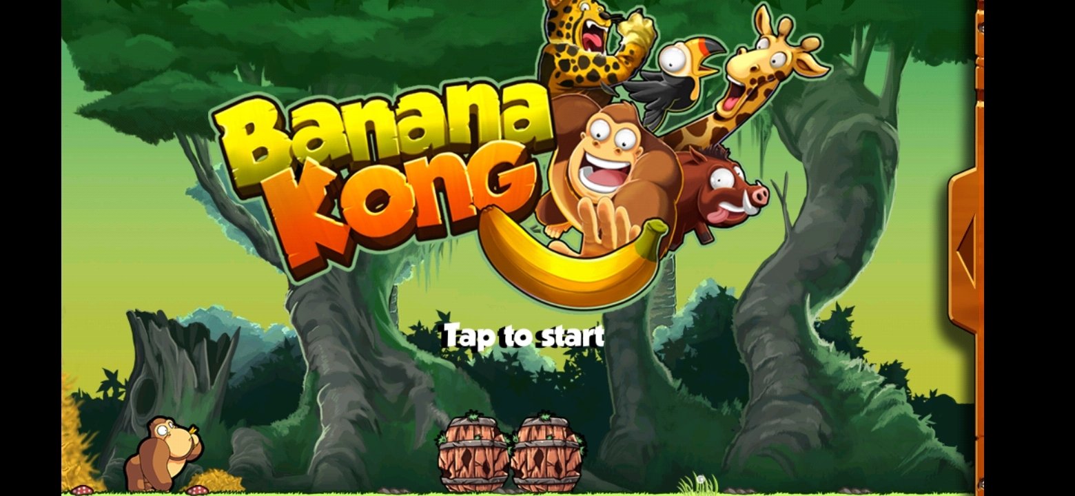 Jogando BANANA KONG - Jogo / Game (parte 4) 