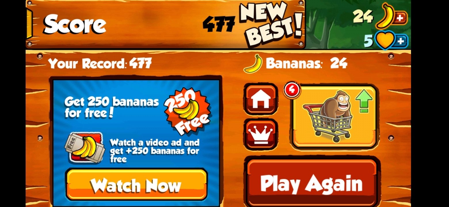 Trucos para Banana Kong 