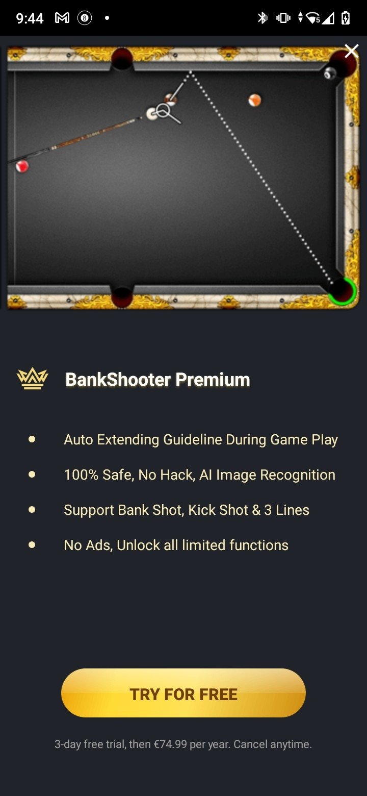 Apk Mod menu atualizado 8 Ball Pool com Tabela Infinita Anti-Ban Download  Grátis!