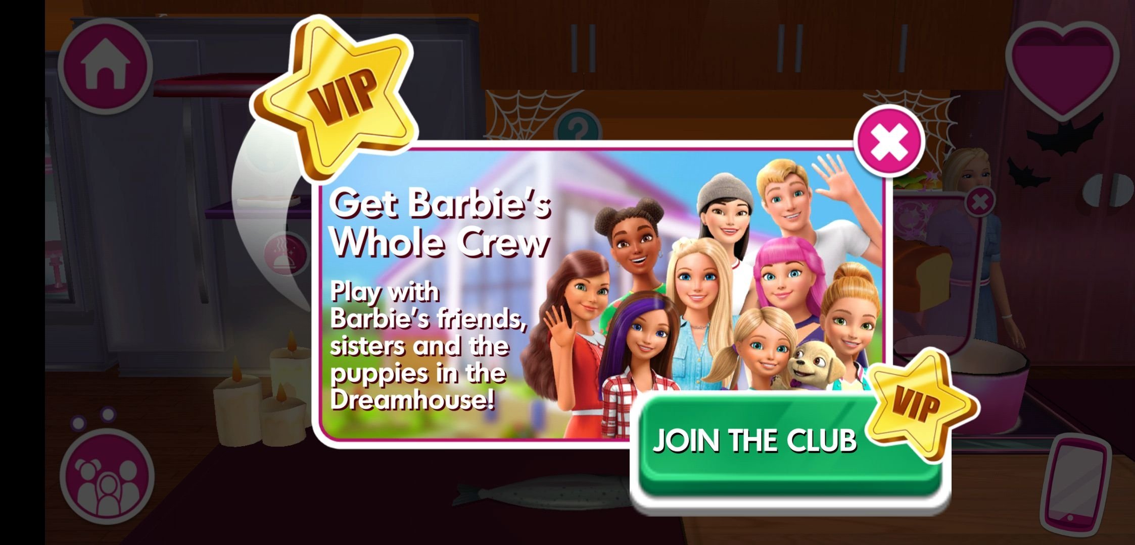 barbie dream house vip club