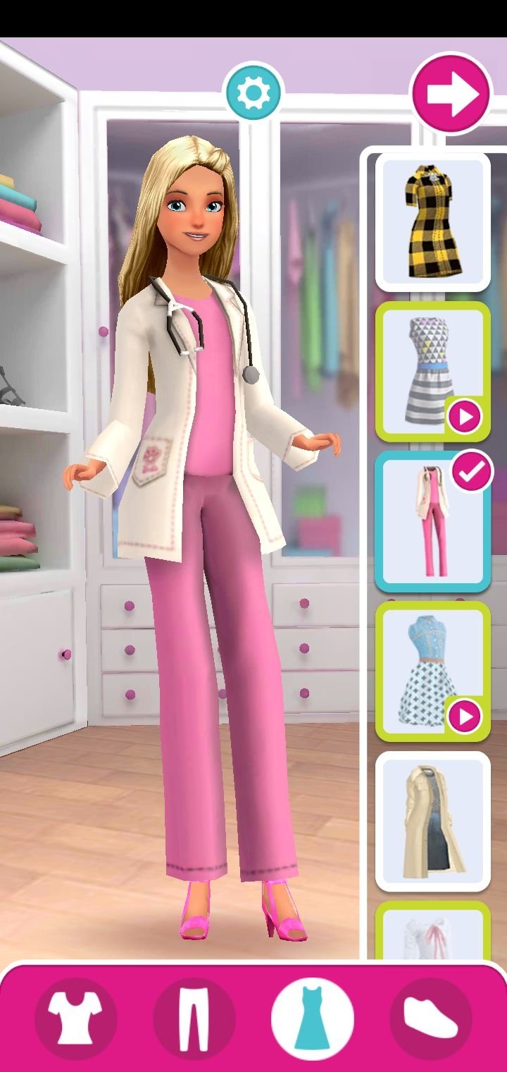 barbie fashion closet full apk