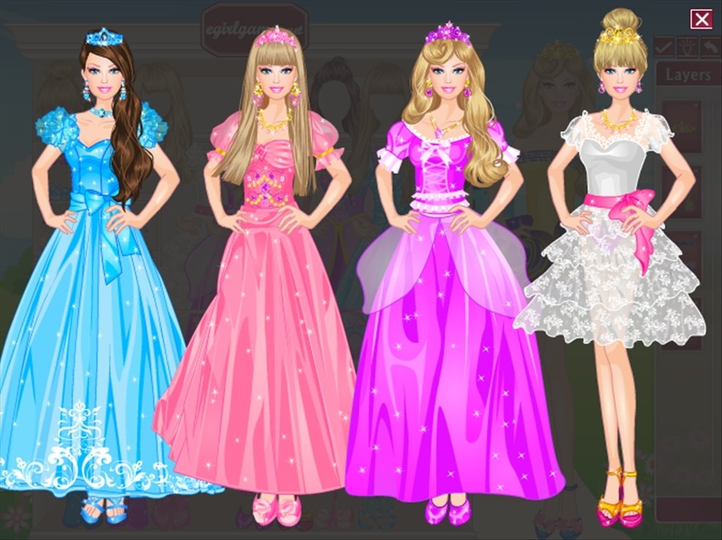 barbie princess dress up