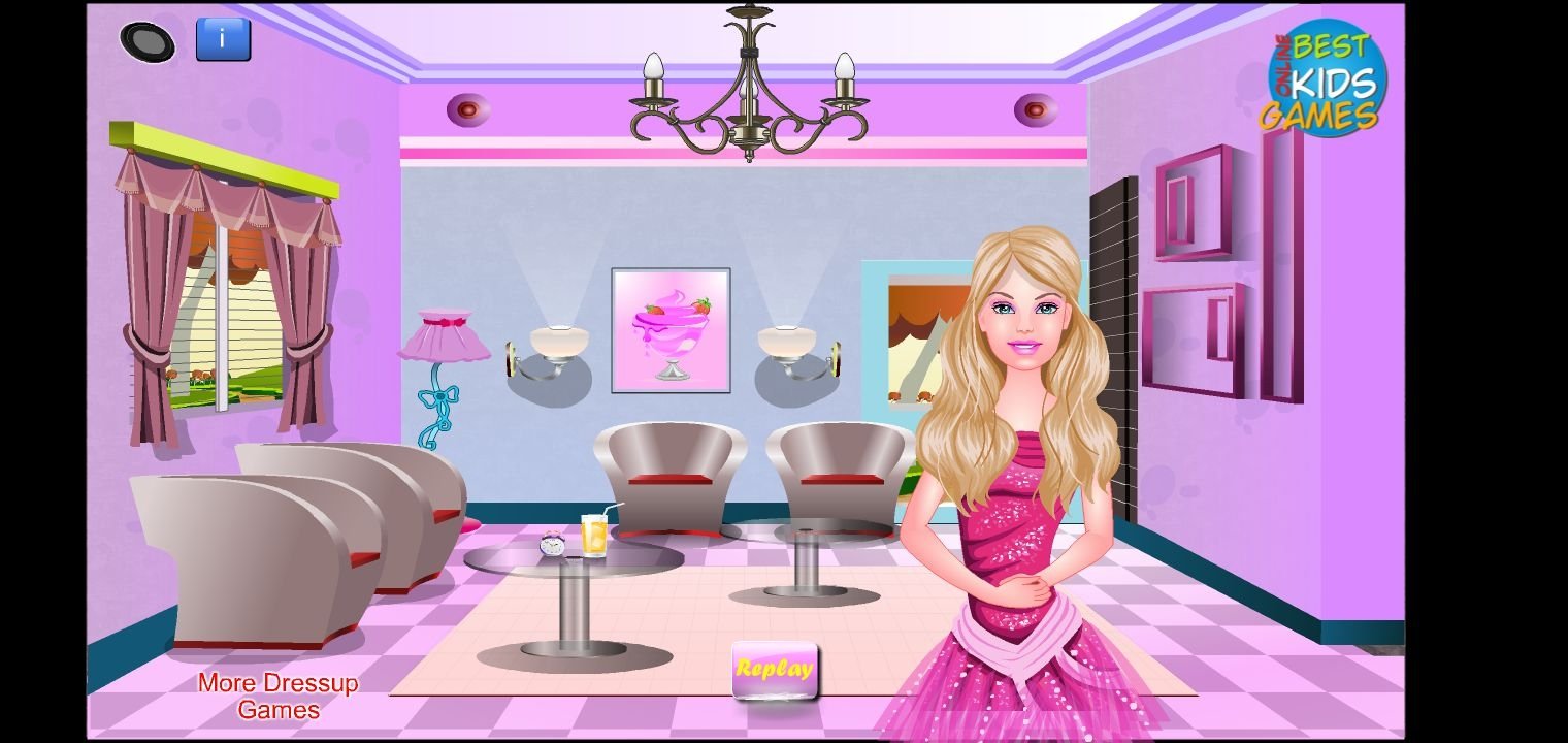 barbie room decoration games