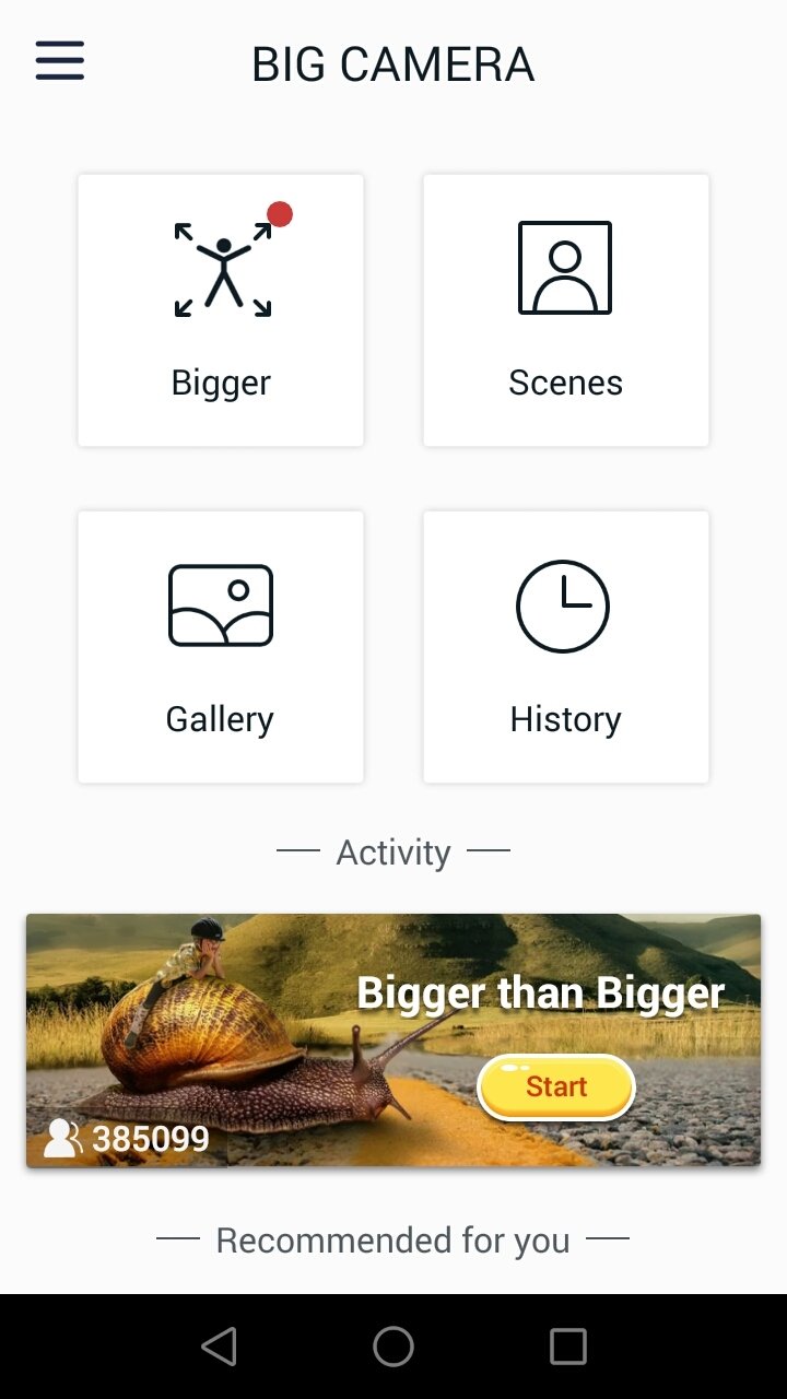 Download Big Camera Android latest Version