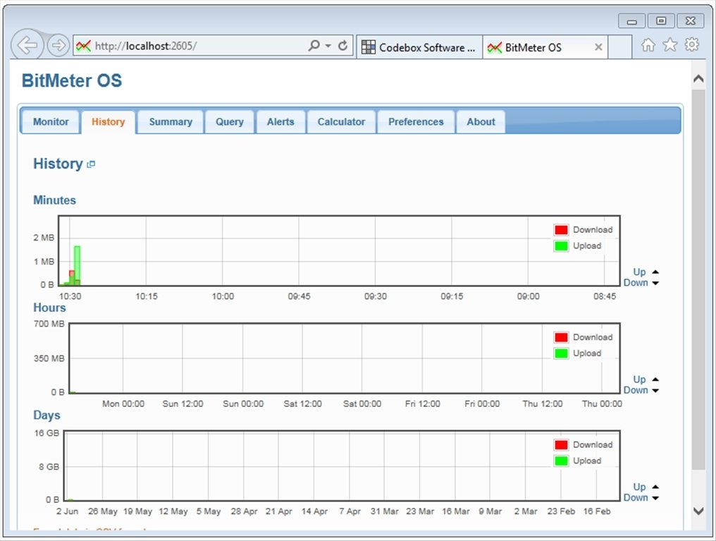 bitmeter 2 appears in tray but not on desktop