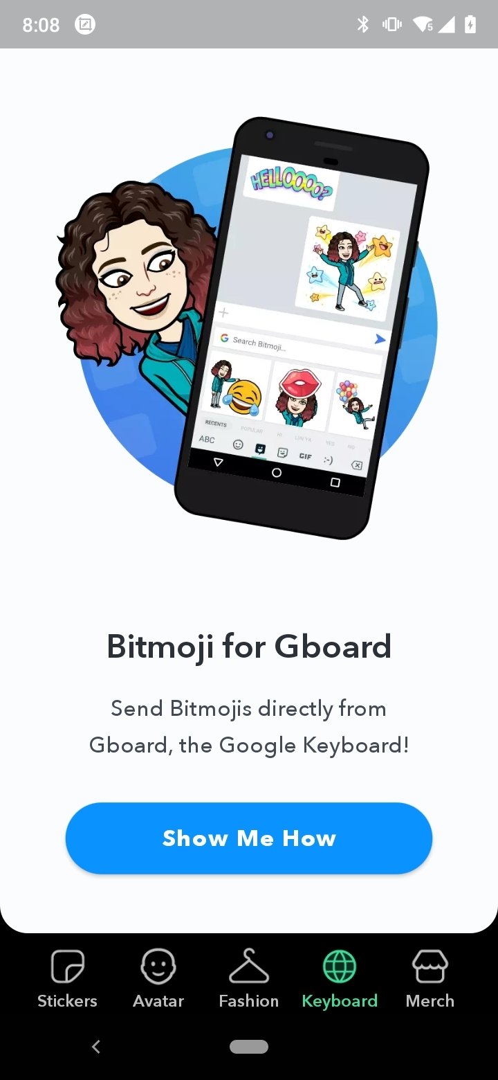 bitmoji swiftkey