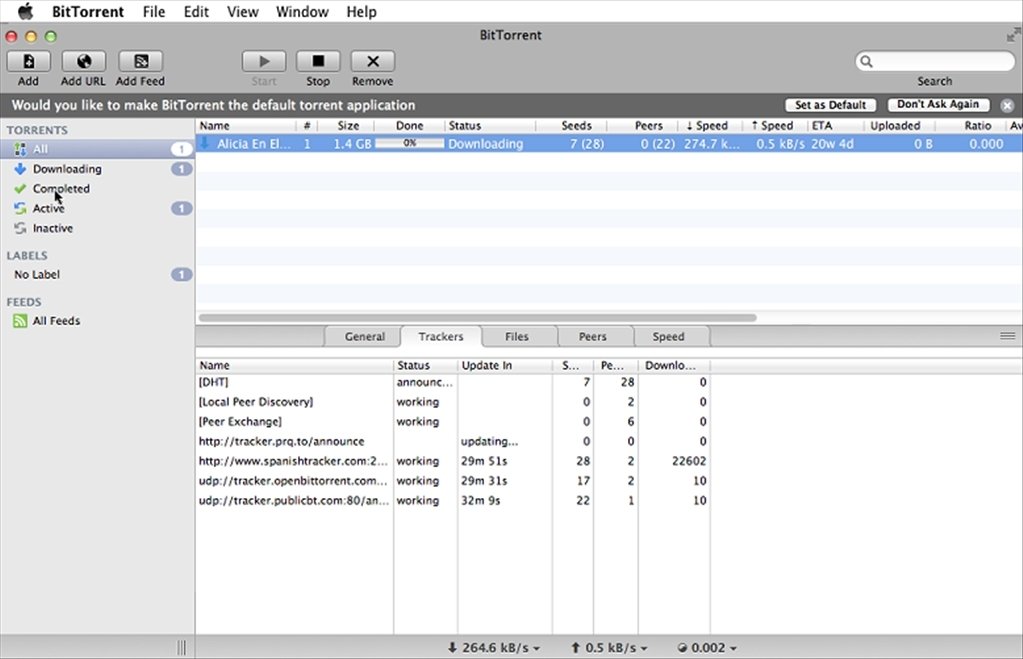 descargar bittorrent gratis para mac