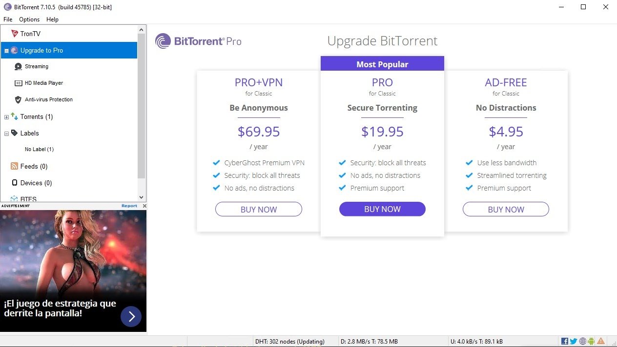 download the new for mac BitTorrent Pro 7.11.0.46903