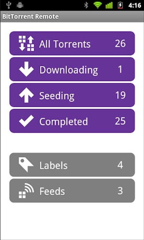 BitTorrent Remote Android 