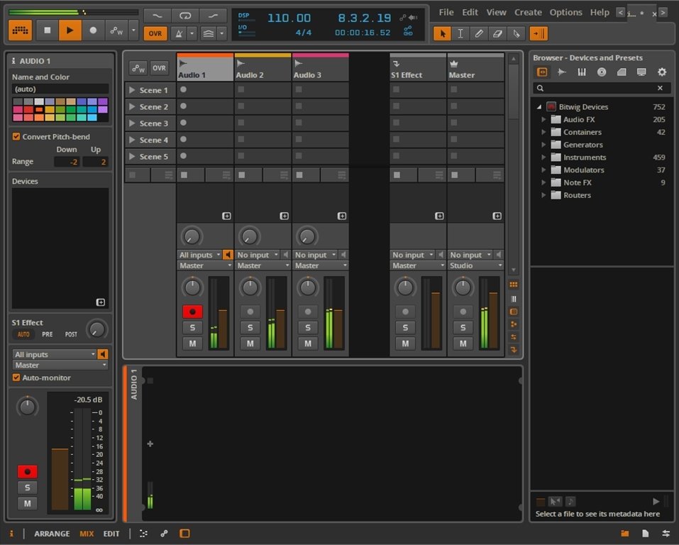 bitwig studio 2 eq 5 vs ableton eq 8