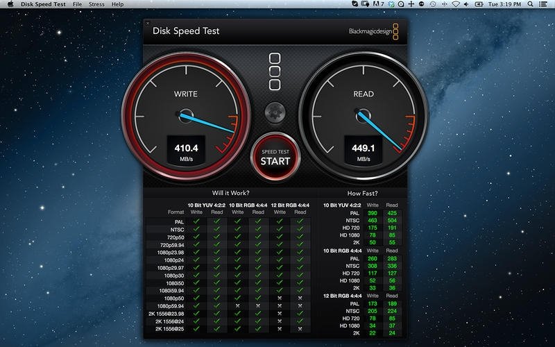 blackmagic disk speed test windows 8