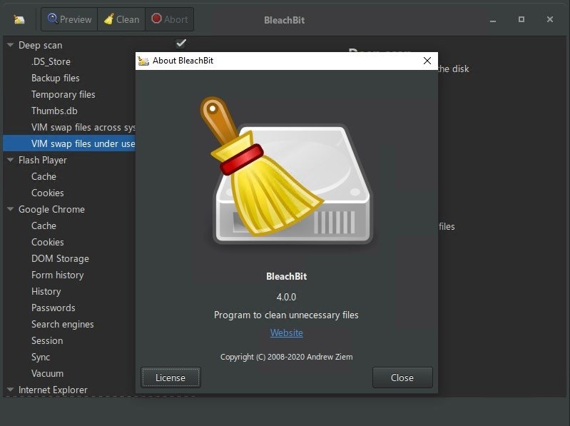 instal the last version for mac BleachBit 4.6.0