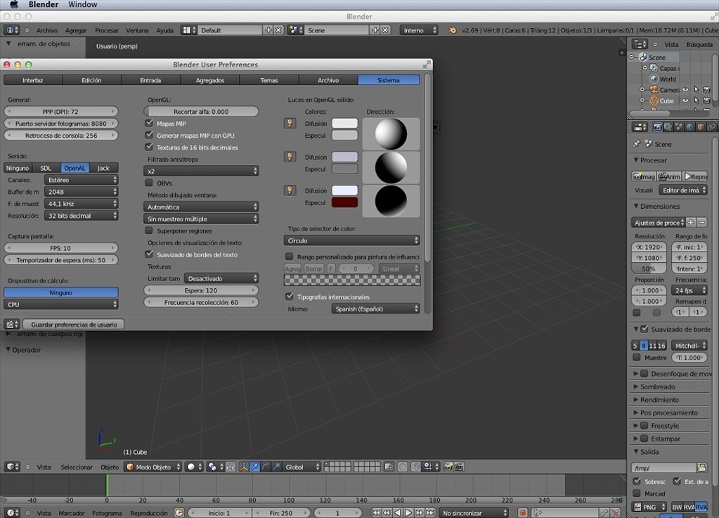 for mac download Blender 3D 3.6.0