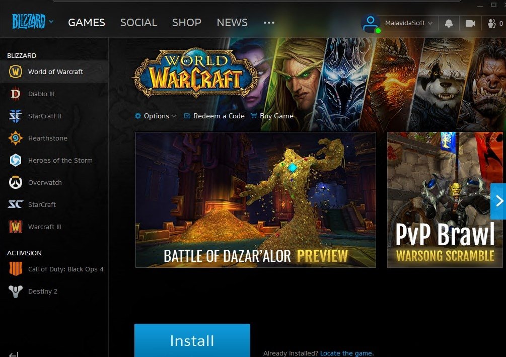 what is the blizzard battle.net app