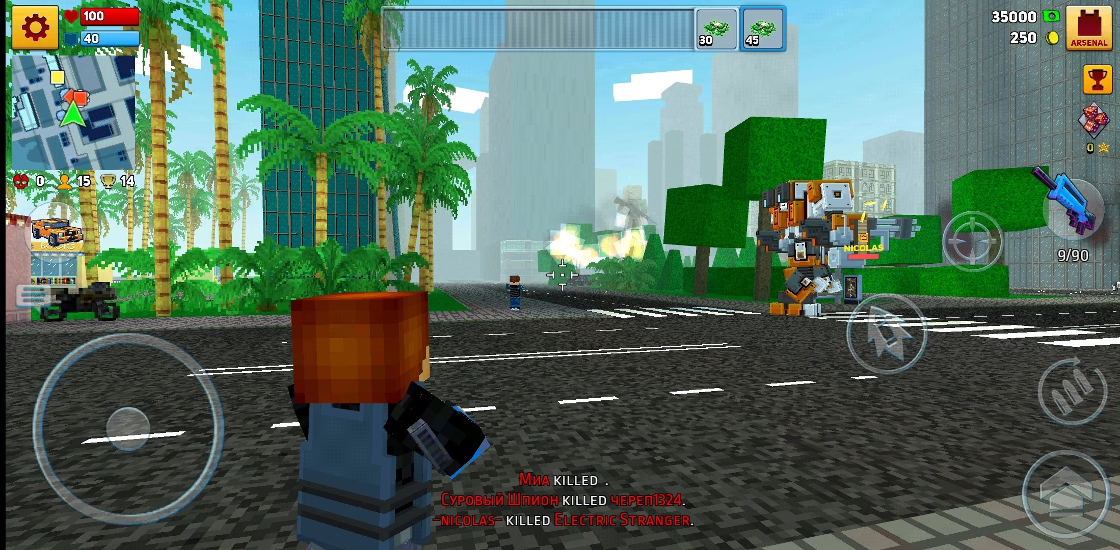 ModAPK Games on X: Download Block City Wars Mine Mini Shooter Mod
