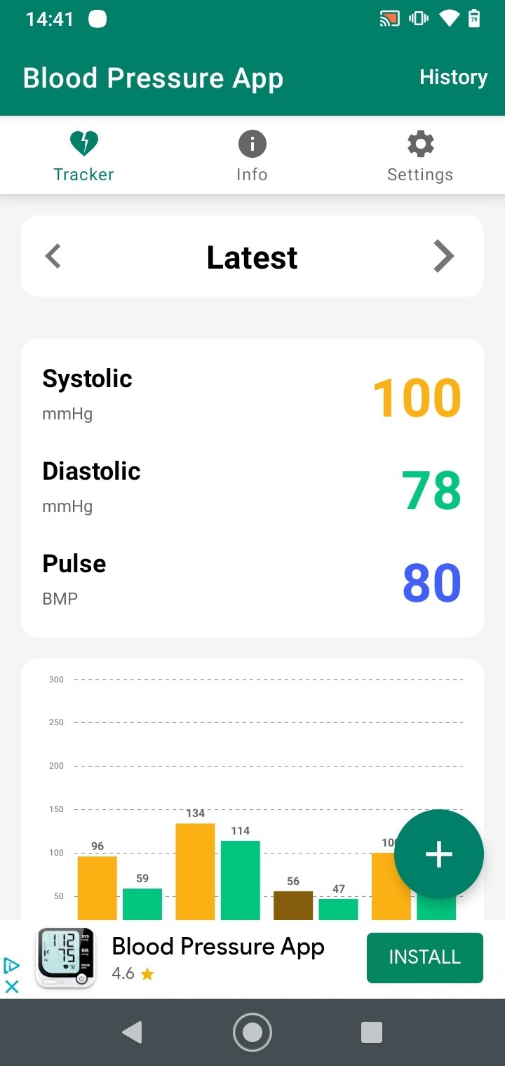 blood pressure application for android