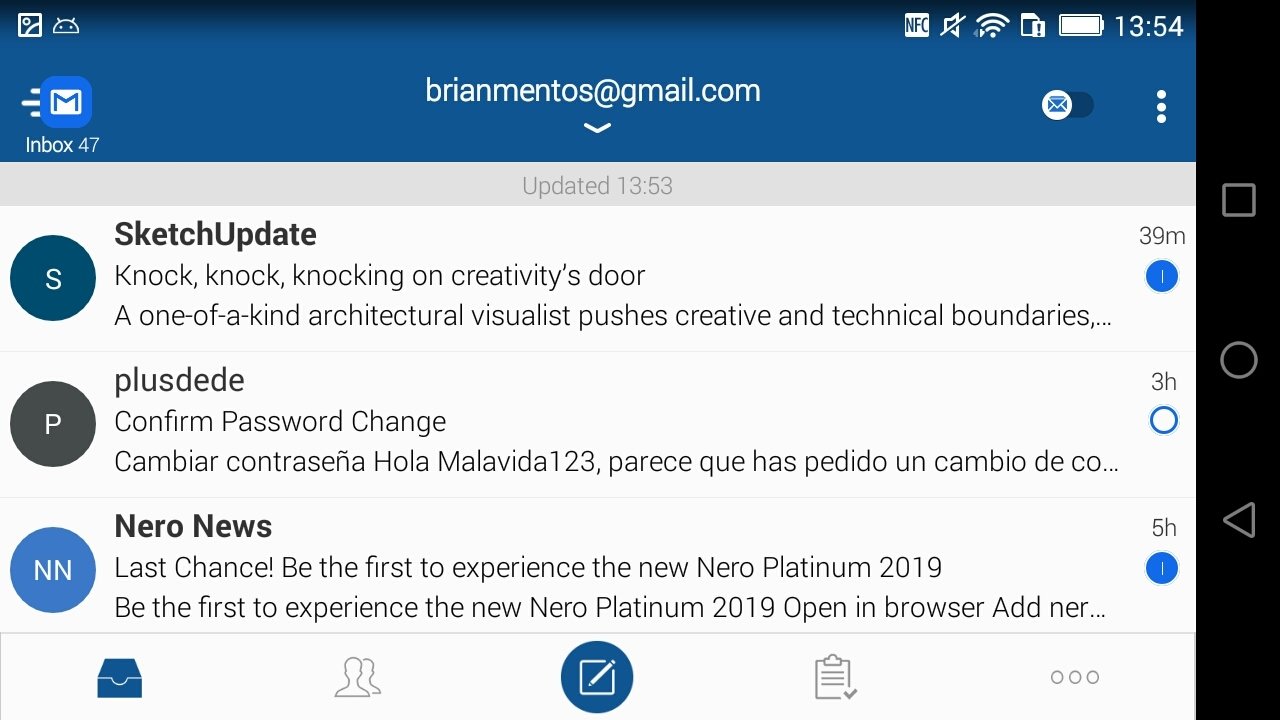 Blue Mail 1.9.7.18 - Скачать Для Android APK Бесплатно