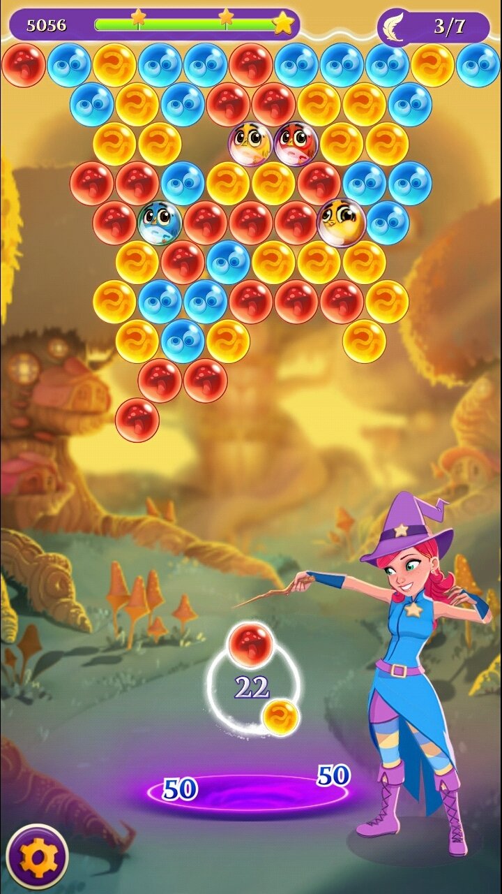 in bubble witch saga 3 what worlds have fairy nests