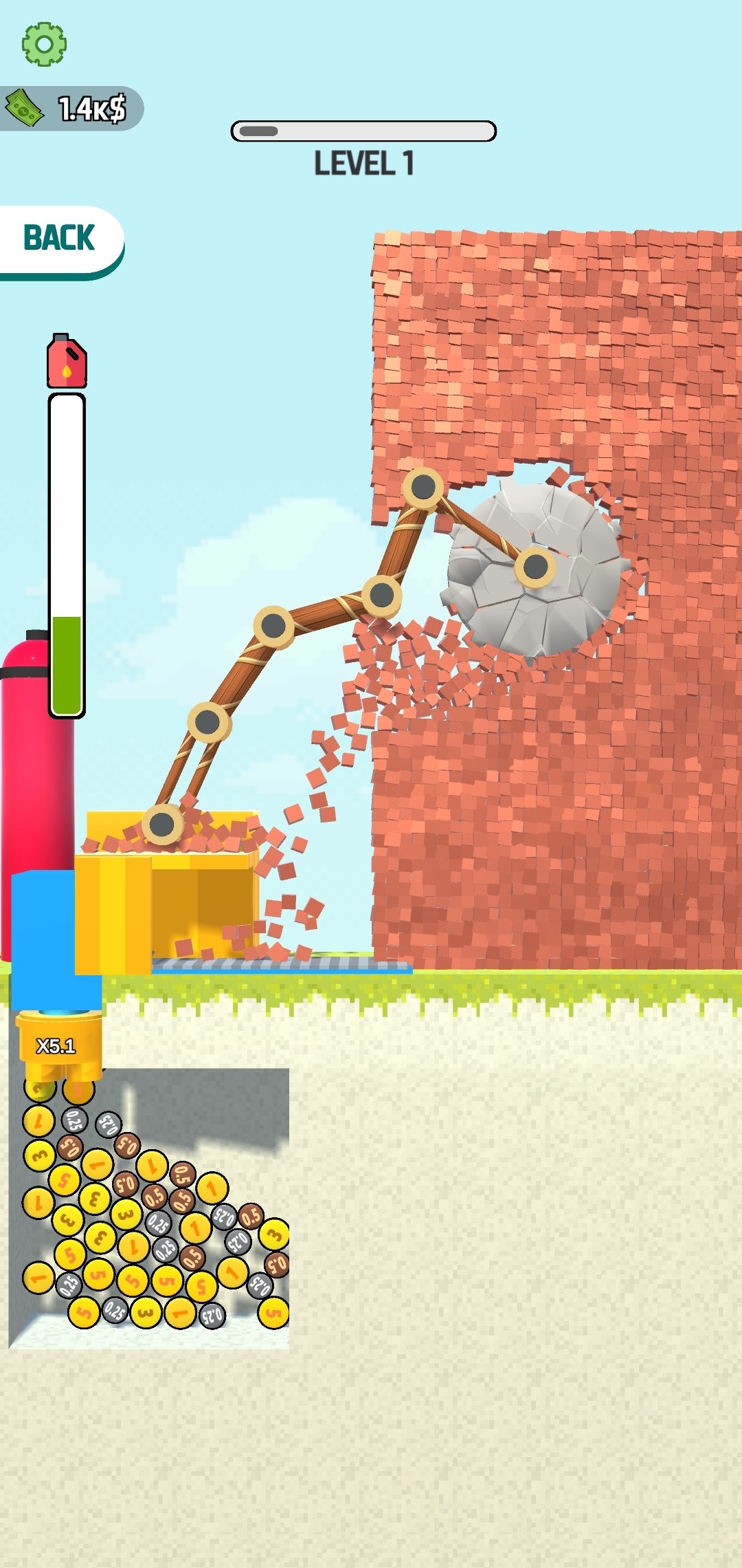 Baixar Bucket Crusher MOD 1.3 Android - Download APK Grátis