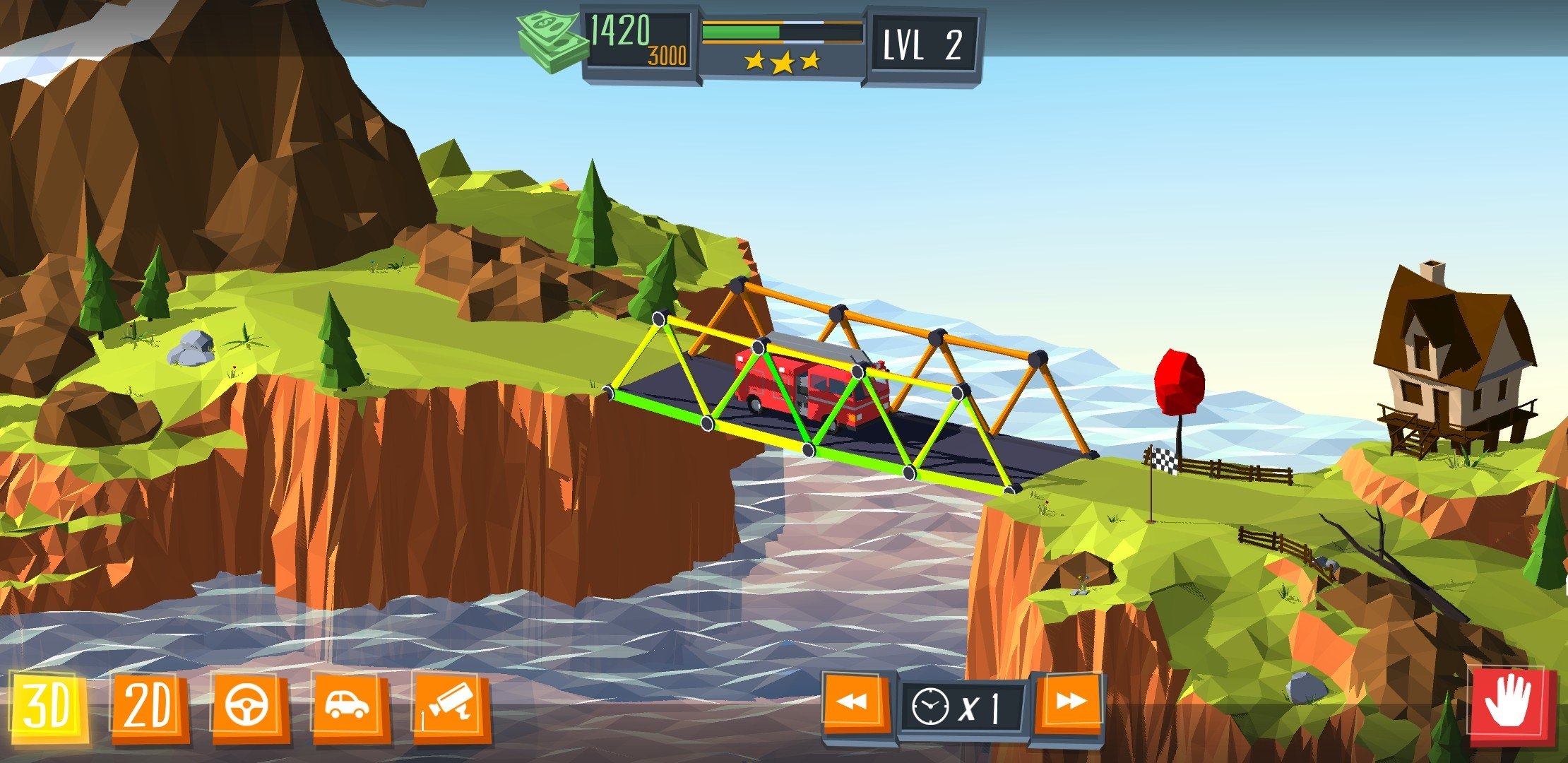 Construct A Bridge Game: Free Online Bridge Building Video Game for Kids