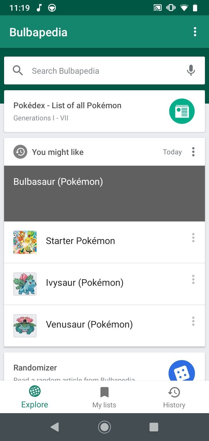 Bulbapedia - Wiki for Pokémon – Apps on Google Play