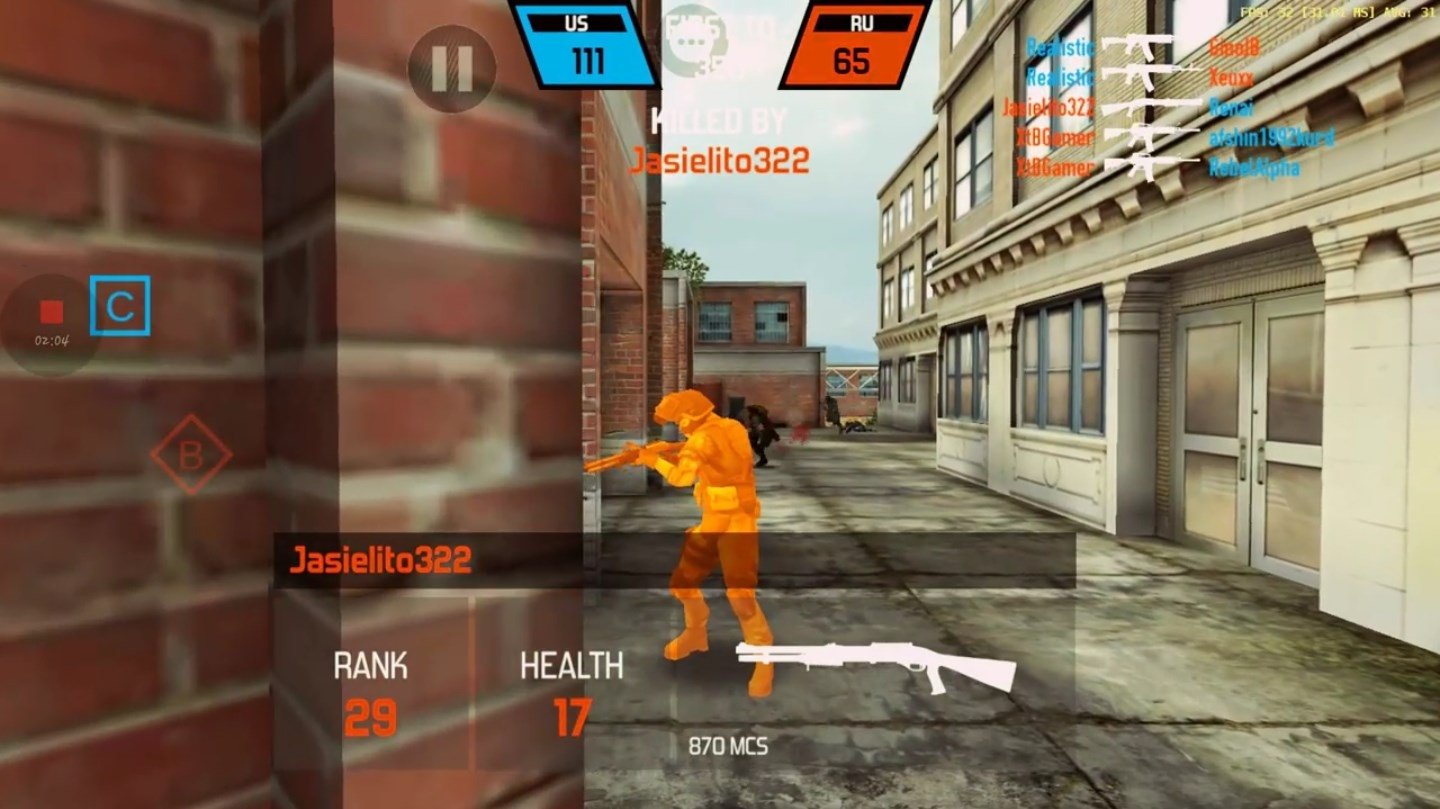 10 JOGOS COMO O BULLET FORCE PARA ANDROID - JOGOS DE TIRO