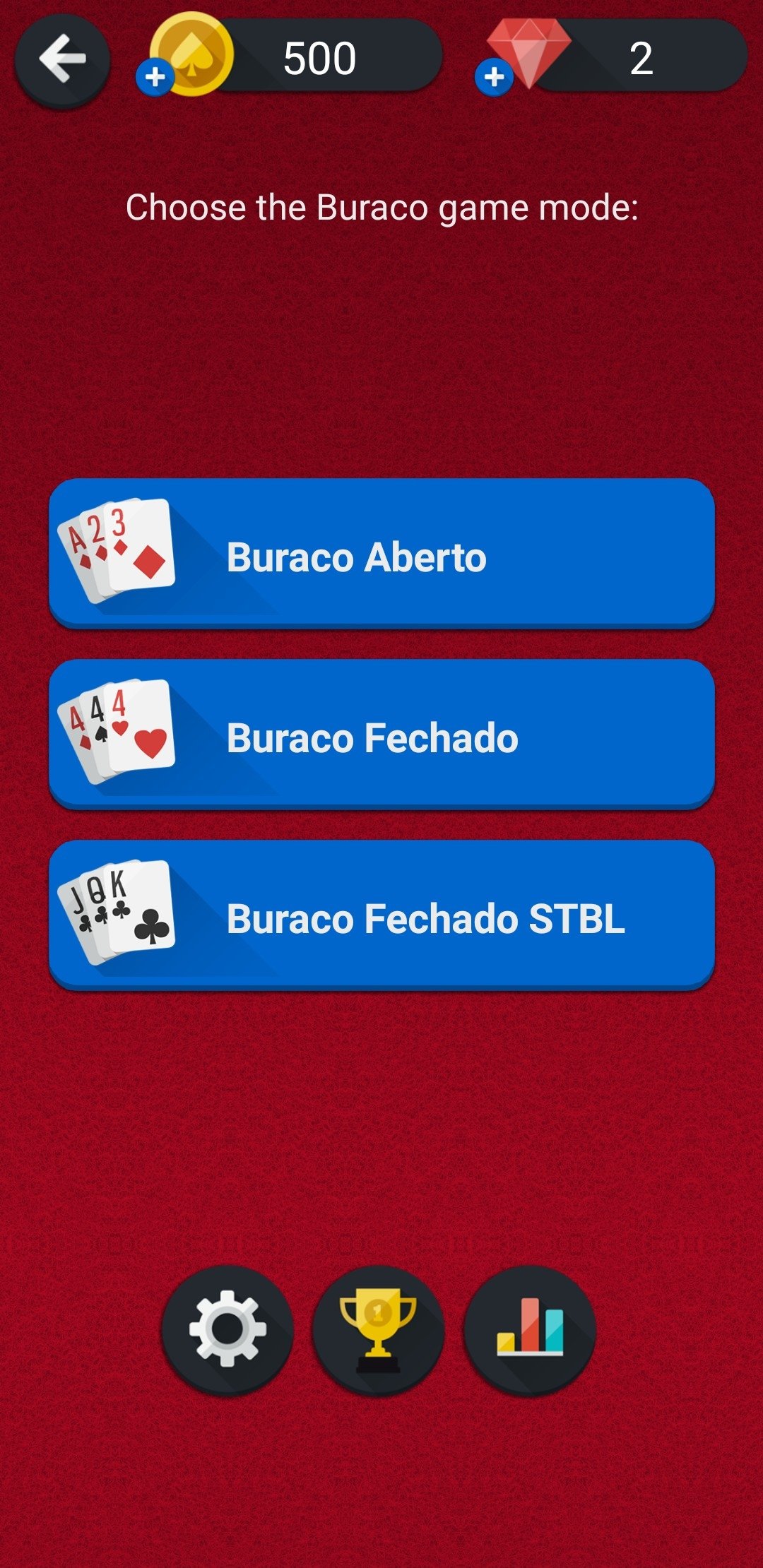 Buraco Fechado STBL Online grátis - Jogos de Cartas