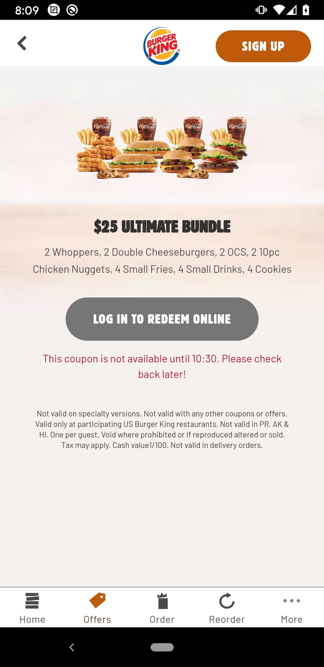 BURGER KING 10.54.1 - Скачать для Android APK бесплатно