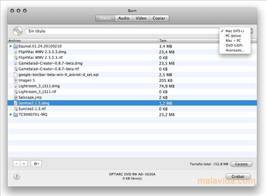 Burn software for mac free download free