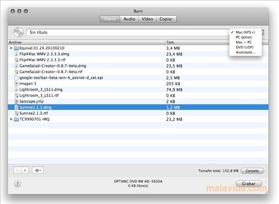 Download Burn For Mac