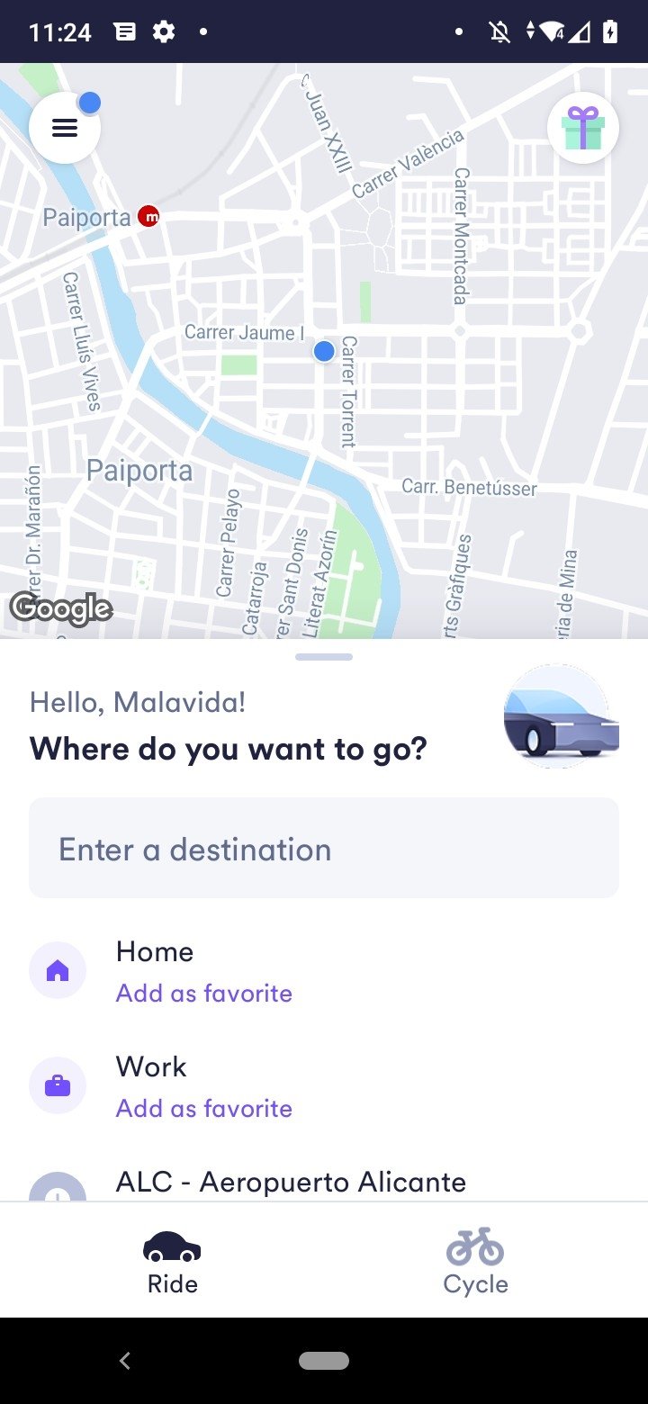 Cabify Android 
