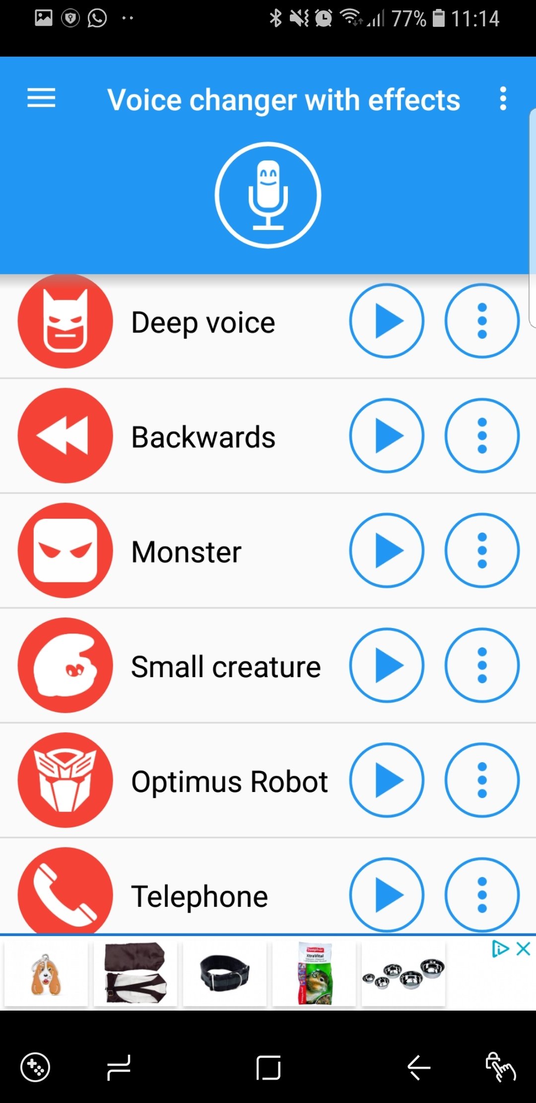 Changeur de voix modificateur ‒ Applications sur Google Play