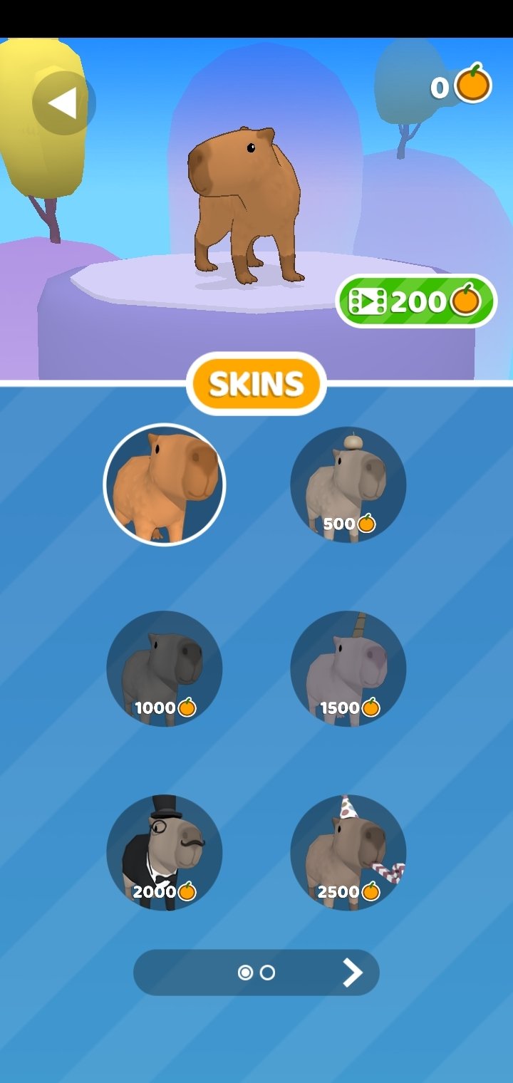 Capybara Rush na App Store