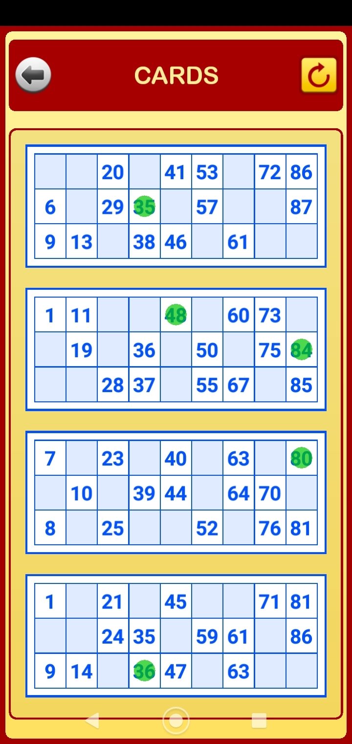 Descargar Cartones de Bingo 2.5 APK Gratis para Android