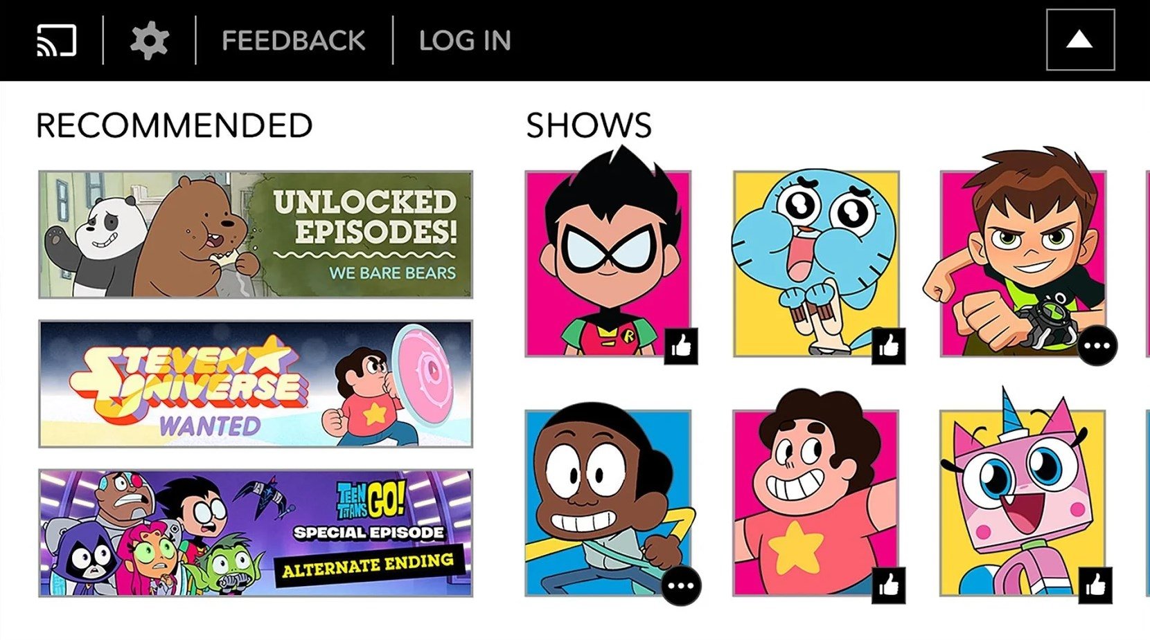 free cartoon network shows