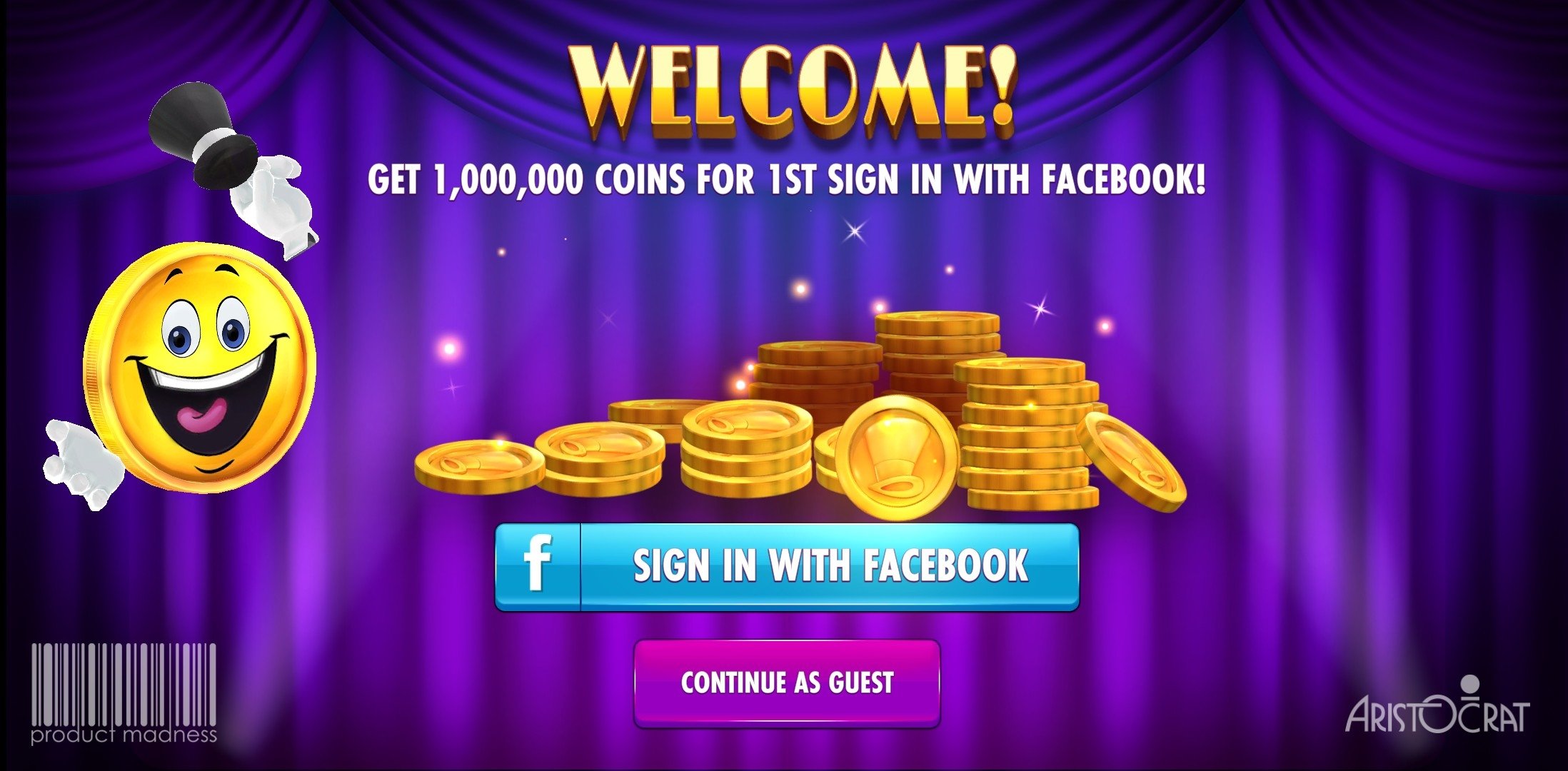 Cashman free coins million