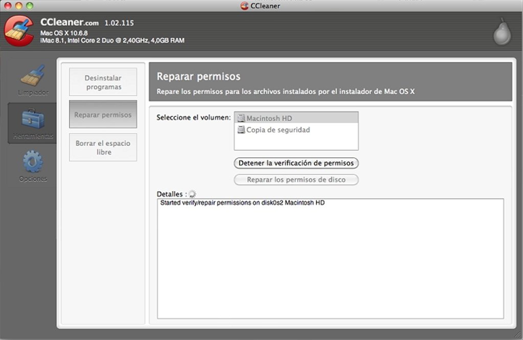 cc cleaner para mac