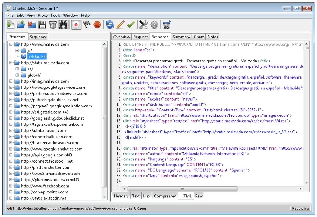 charles web debugging proxy 3.6.5