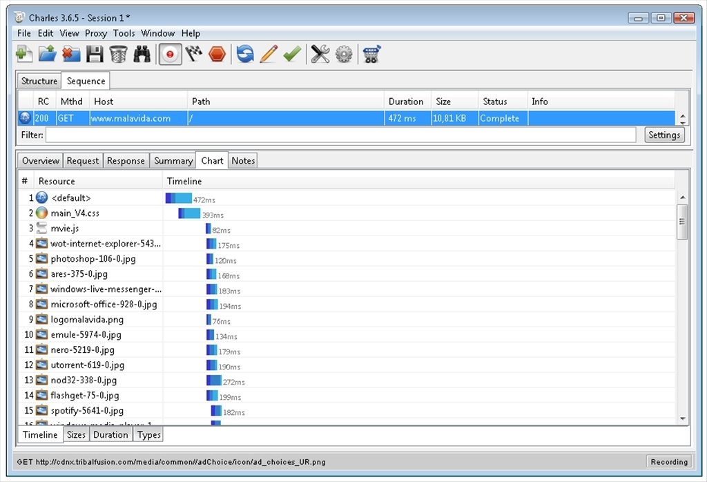 download the new version Charles 4.6.5