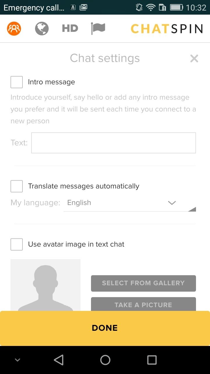 Chatspin free random video chat app