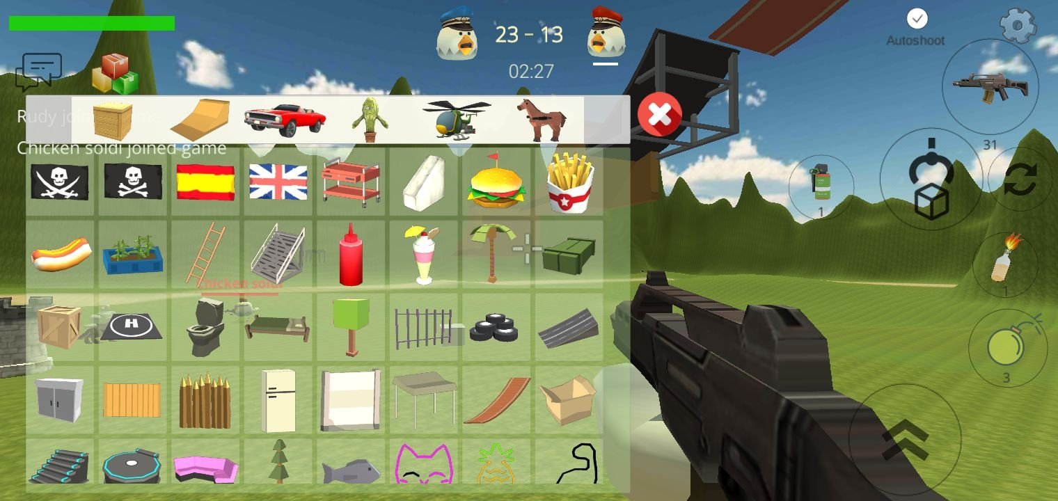 chicken gun apk mod