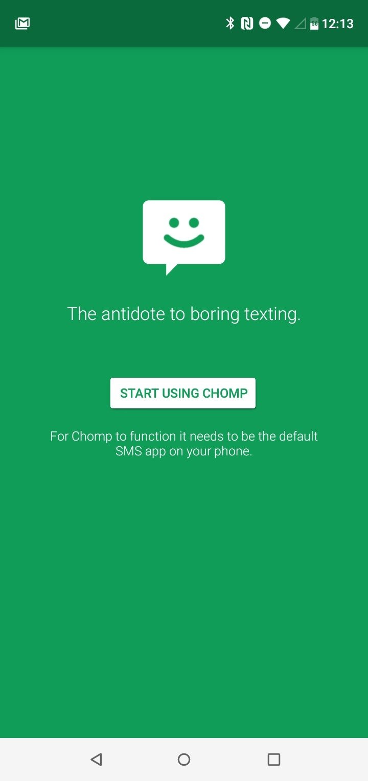 chomp SMS Android