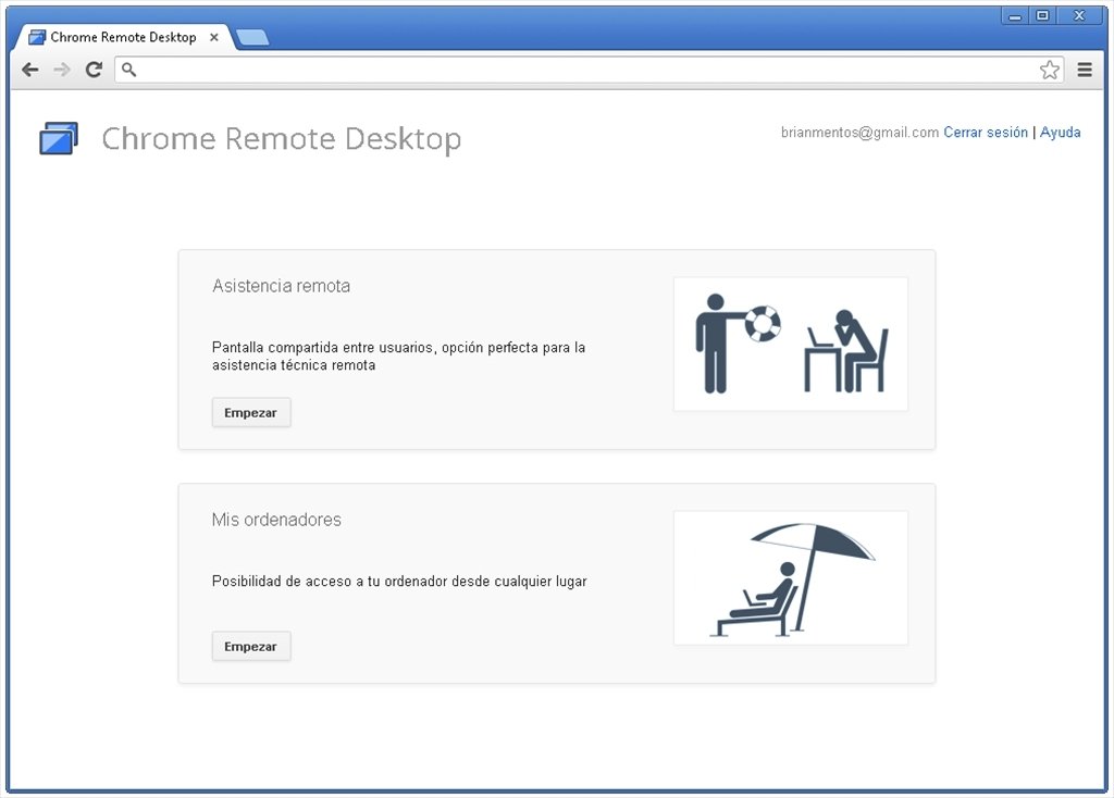 Chrome remote desktop