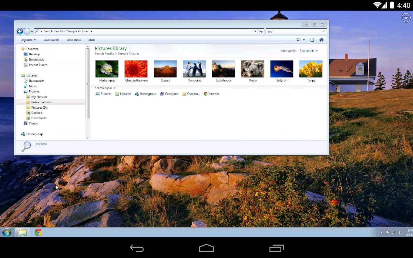 Chrome Remote Desktop Android 