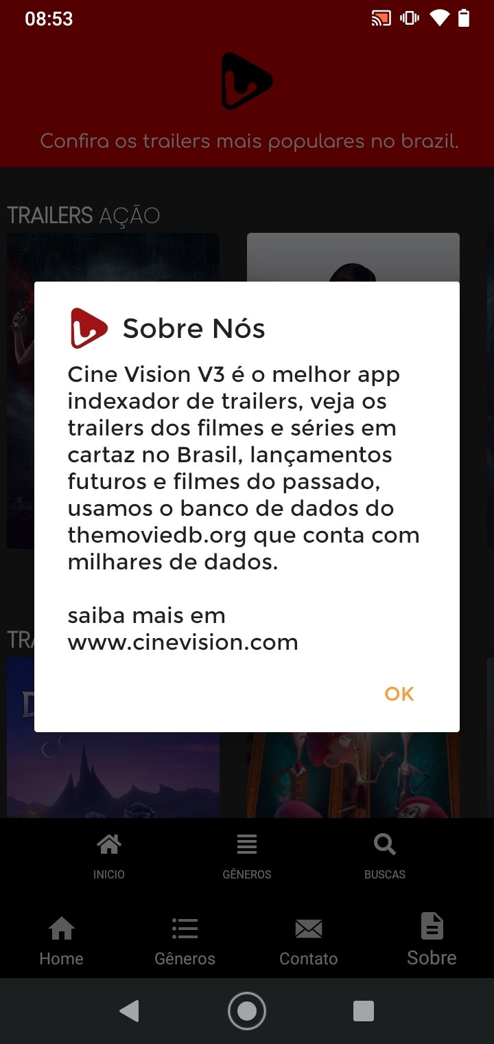 App Cine Vision V5 Android app 2022 