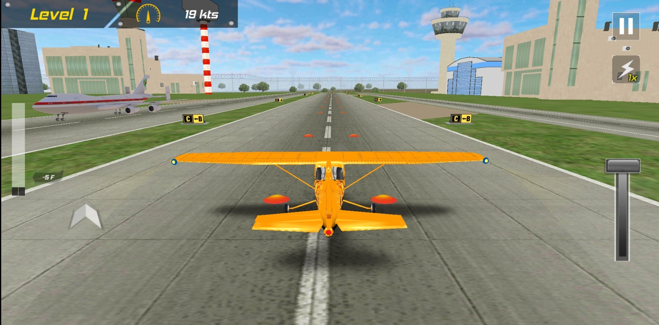 Como jogar City Airplane Pilot Flight, game de avião grátis para celular