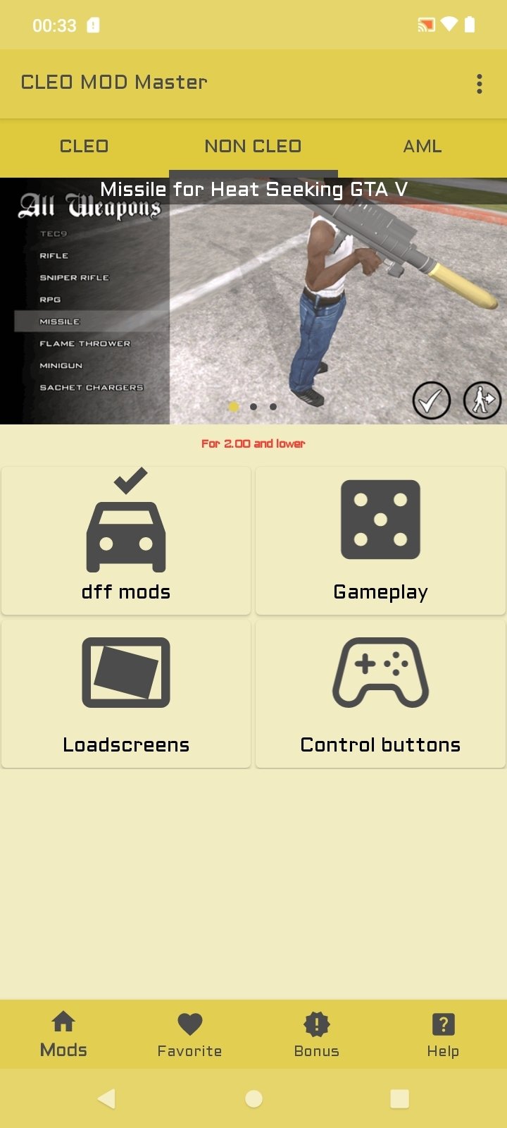 download cleo menu for android